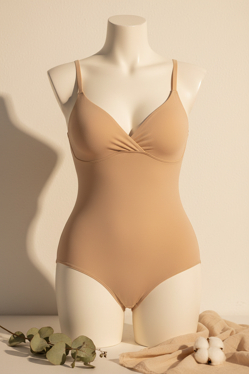 Bloom Waist Shapewear Bodysuit in nude
